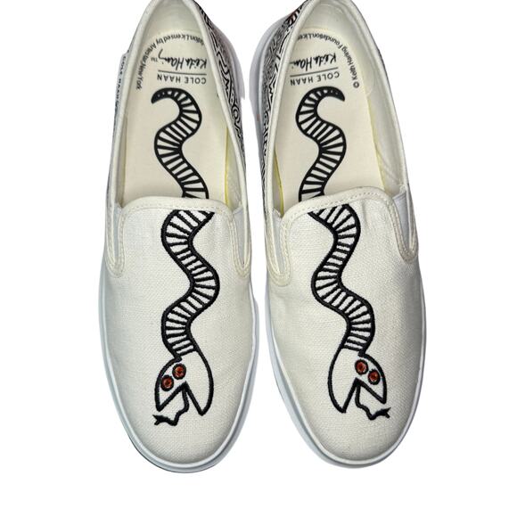 Cole Haan x Keith Haring ZeroGrand Slip-On Sneakers - Limited Edition - Picture 4 of 11